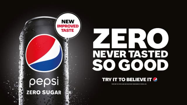 ZDA: PepsiCo predstavil novo formulo za Pepsi Zero Sugar